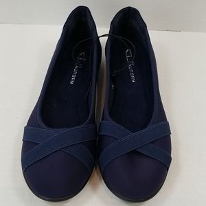 CL Laundry  blue flats